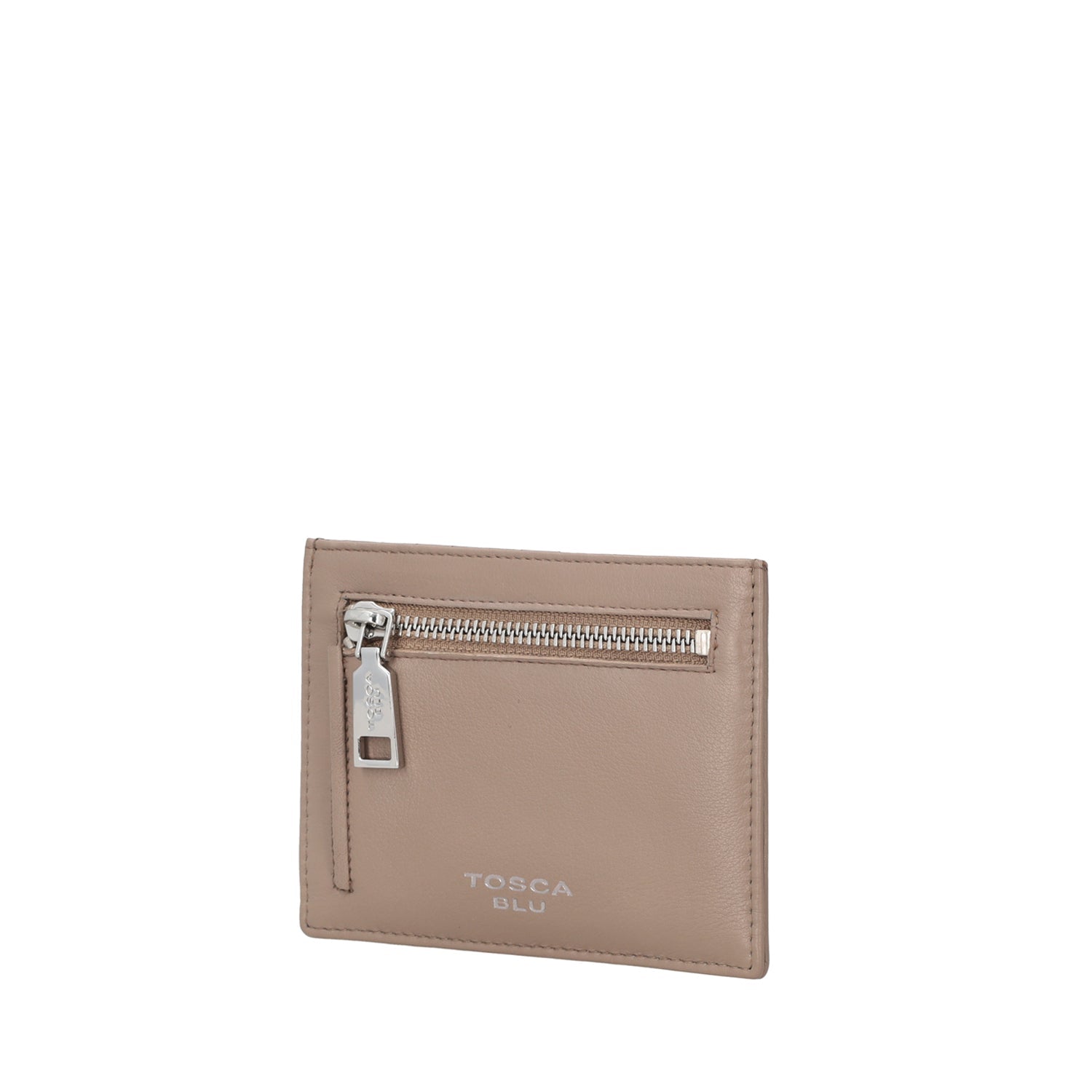 PORTATESSERE BASIC WALLETS IN PELLE COLORE FANGO