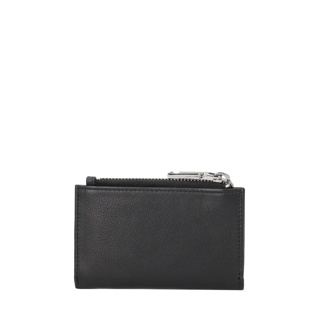 BLACK SMALL WALLET IN LEATHER