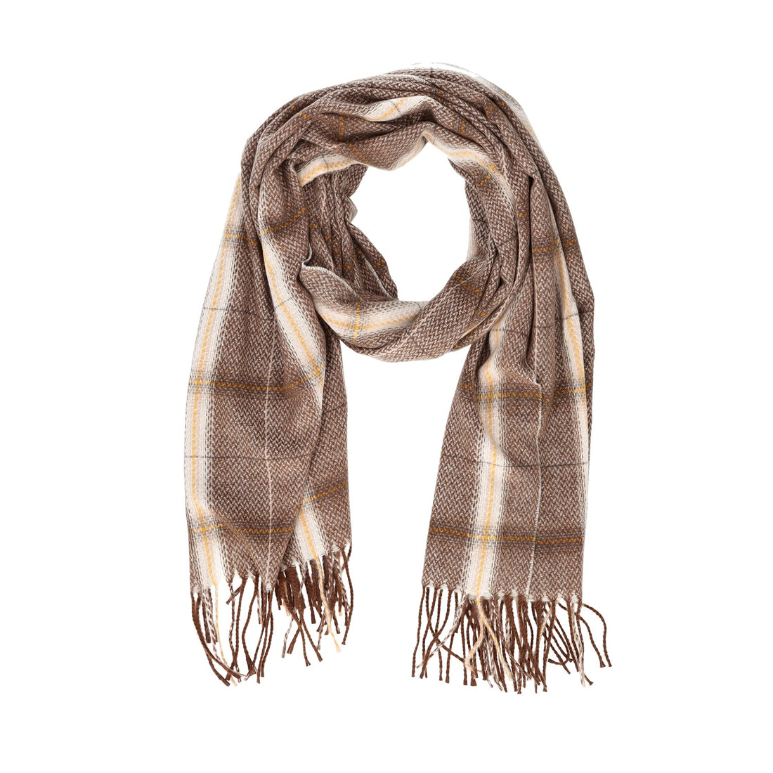 BROWN JENNY SCARF