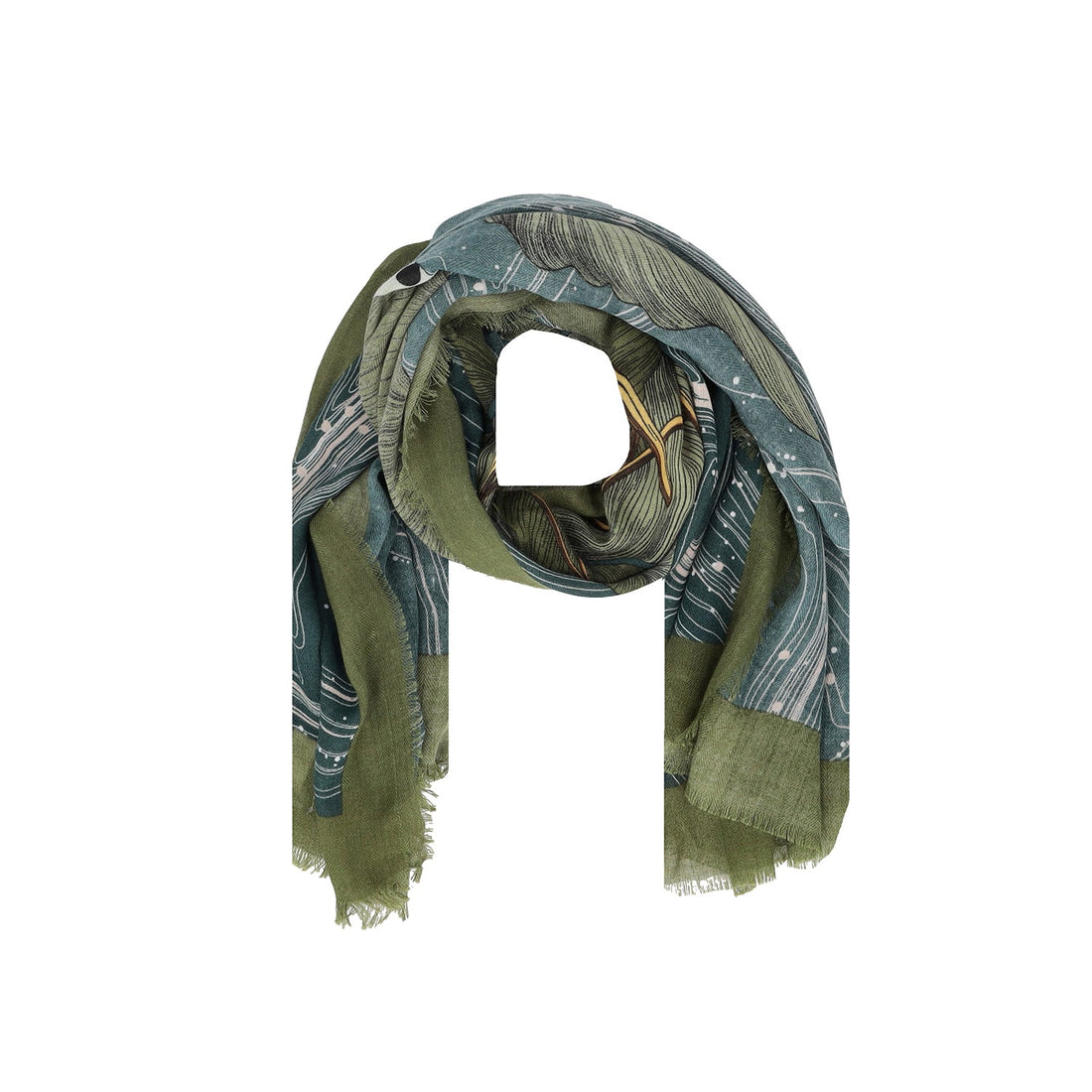 MULTICOLOR JENNY SCARF WITH PRINT