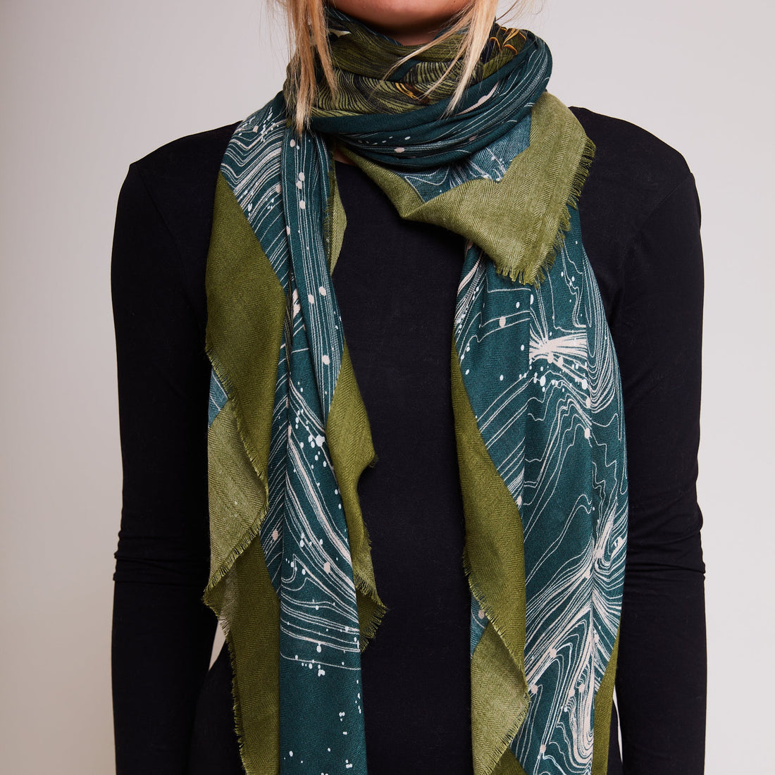 MULTICOLOR JENNY SCARF WITH PRINT