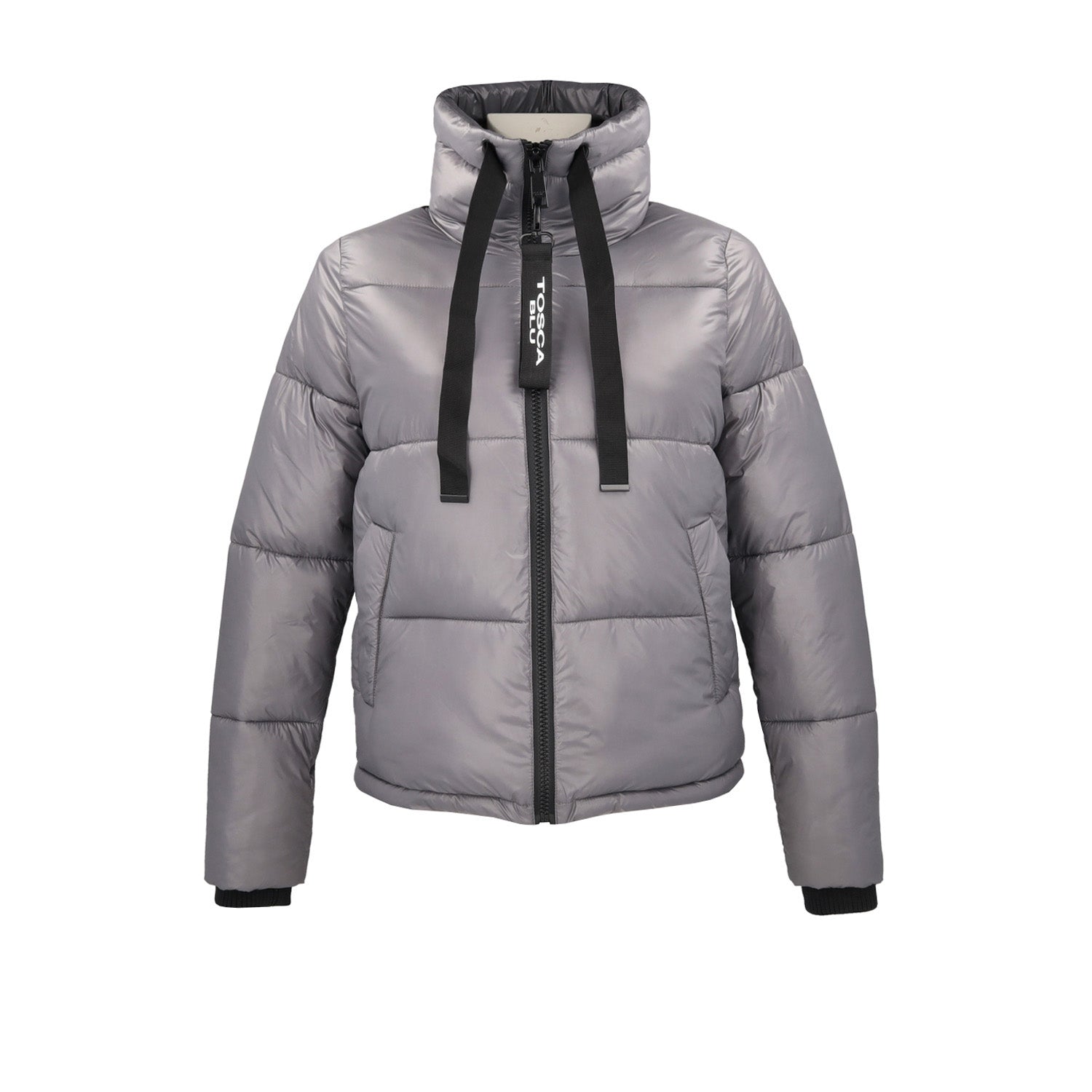 LEAD GREY SHORT DOWN JACKET