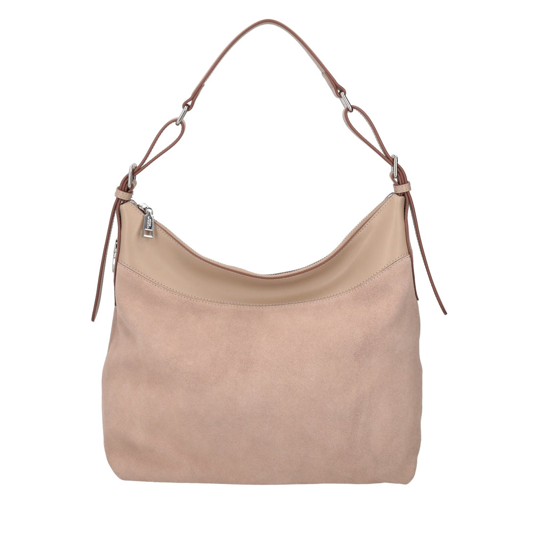 BEIGE DENVER BAG IN SUEDE LEATHER