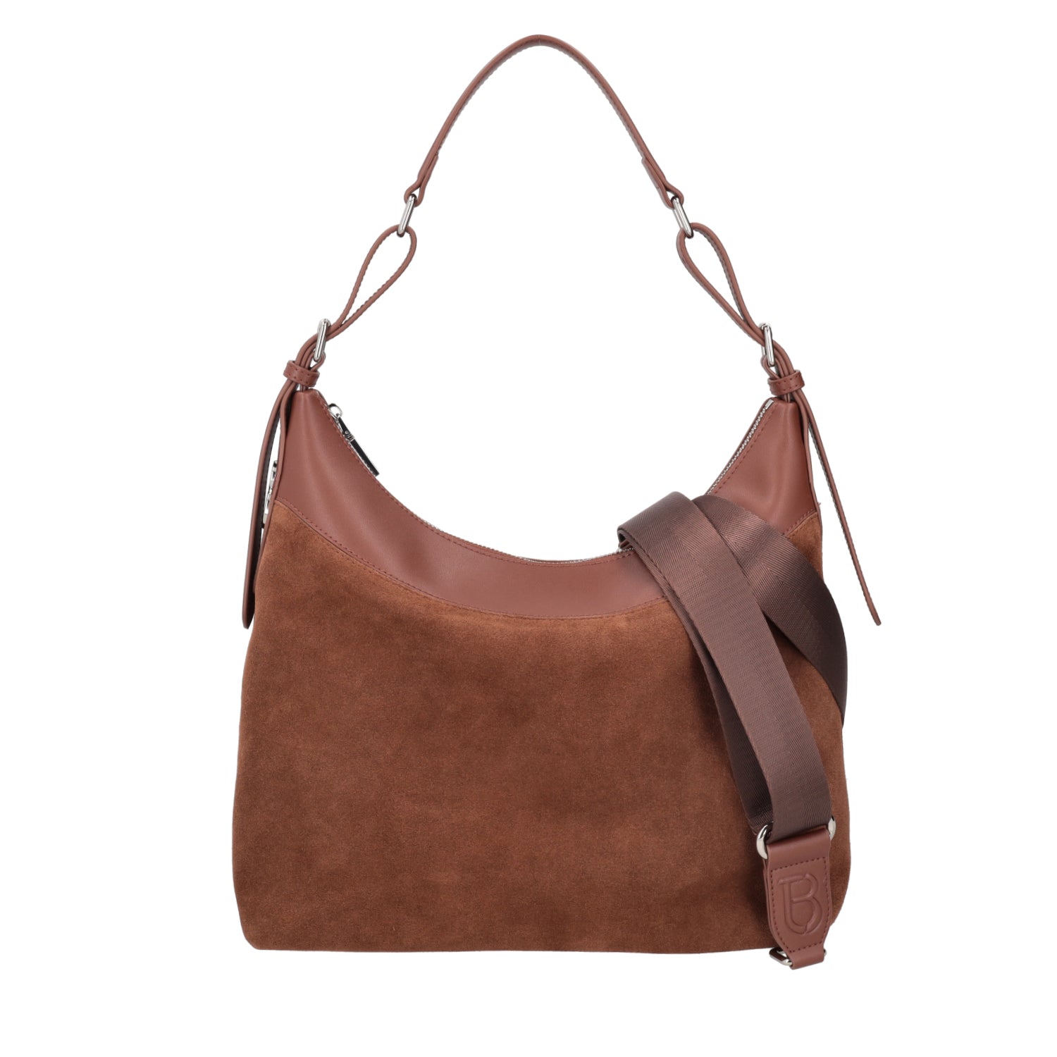 BROWN DENVER BAG IN SUEDE LEATHER