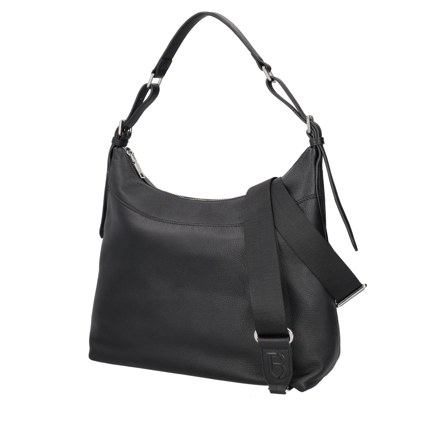 BLACK DENVER LEATHER BAG