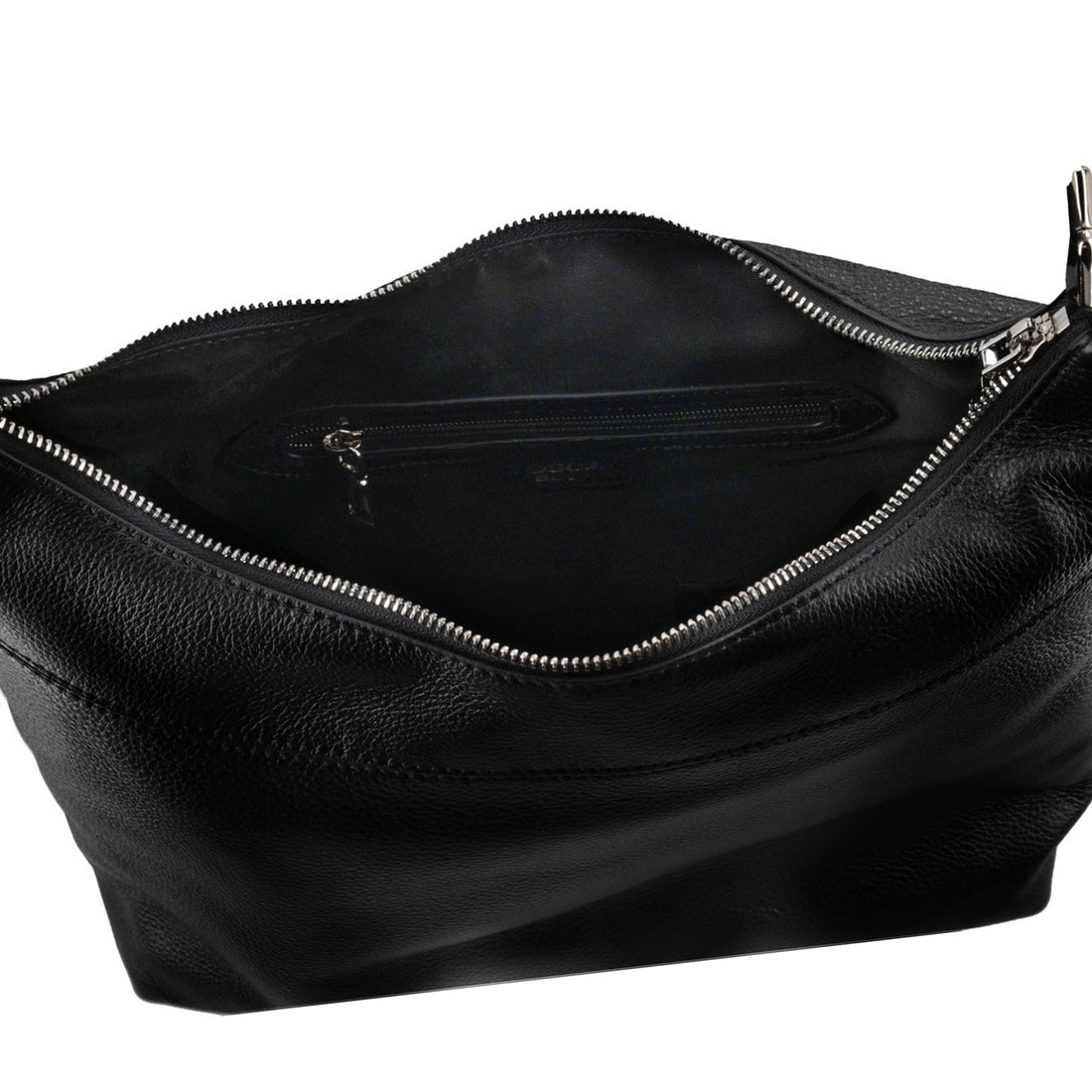 BLACK DENVER LEATHER BAG