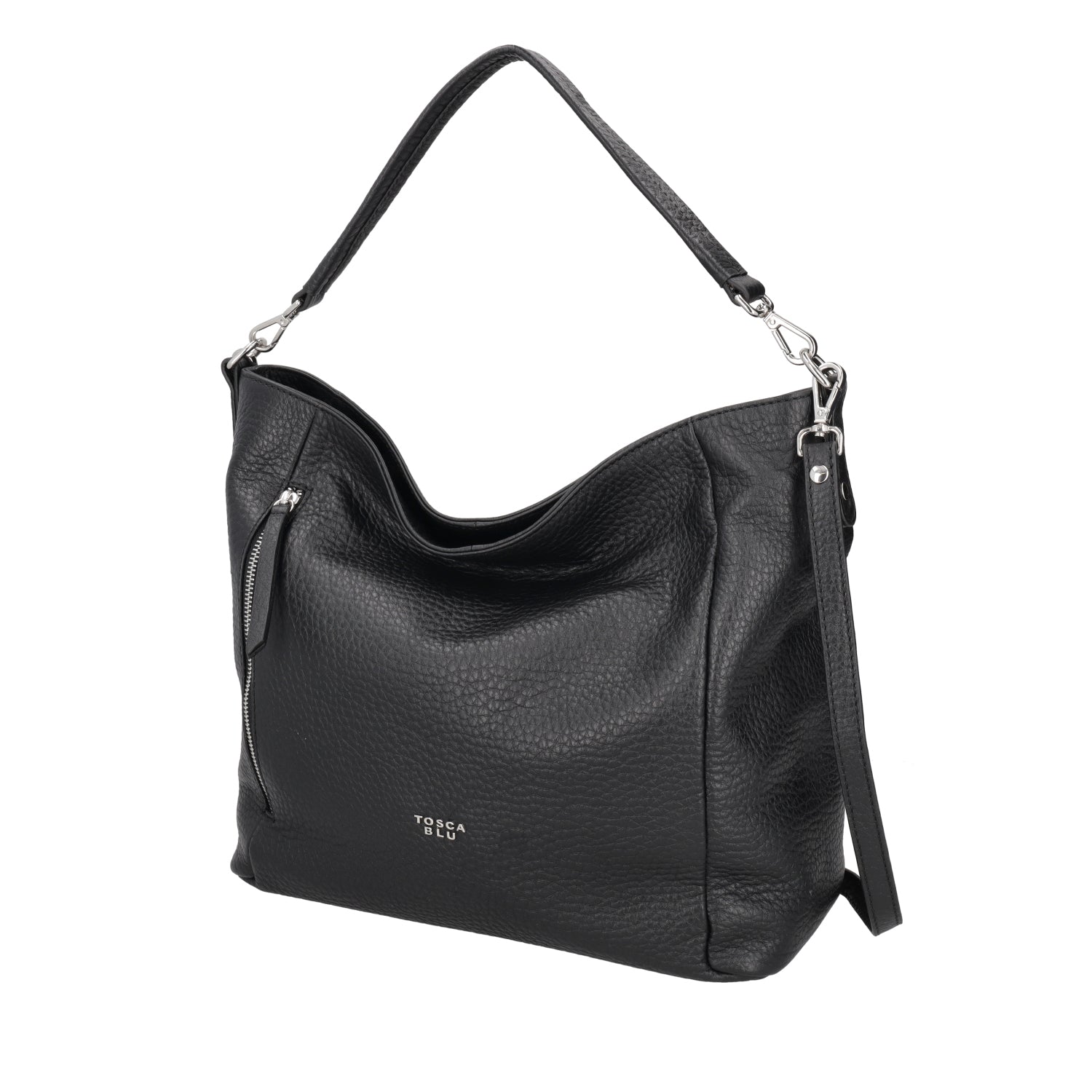 BLACK MONTREAL BAG WITH SHOULDER STRAP