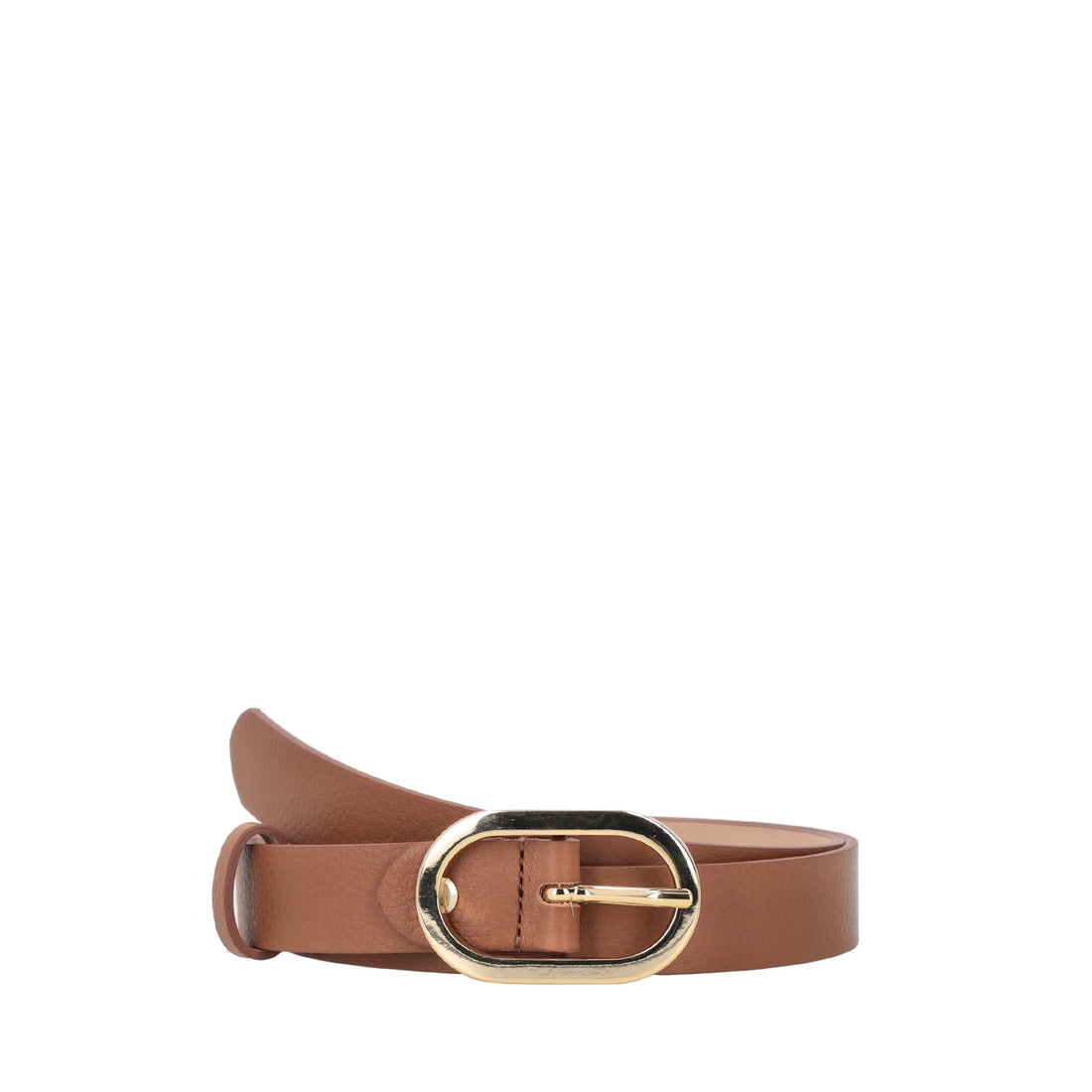 COGNAC LEATHER BELT