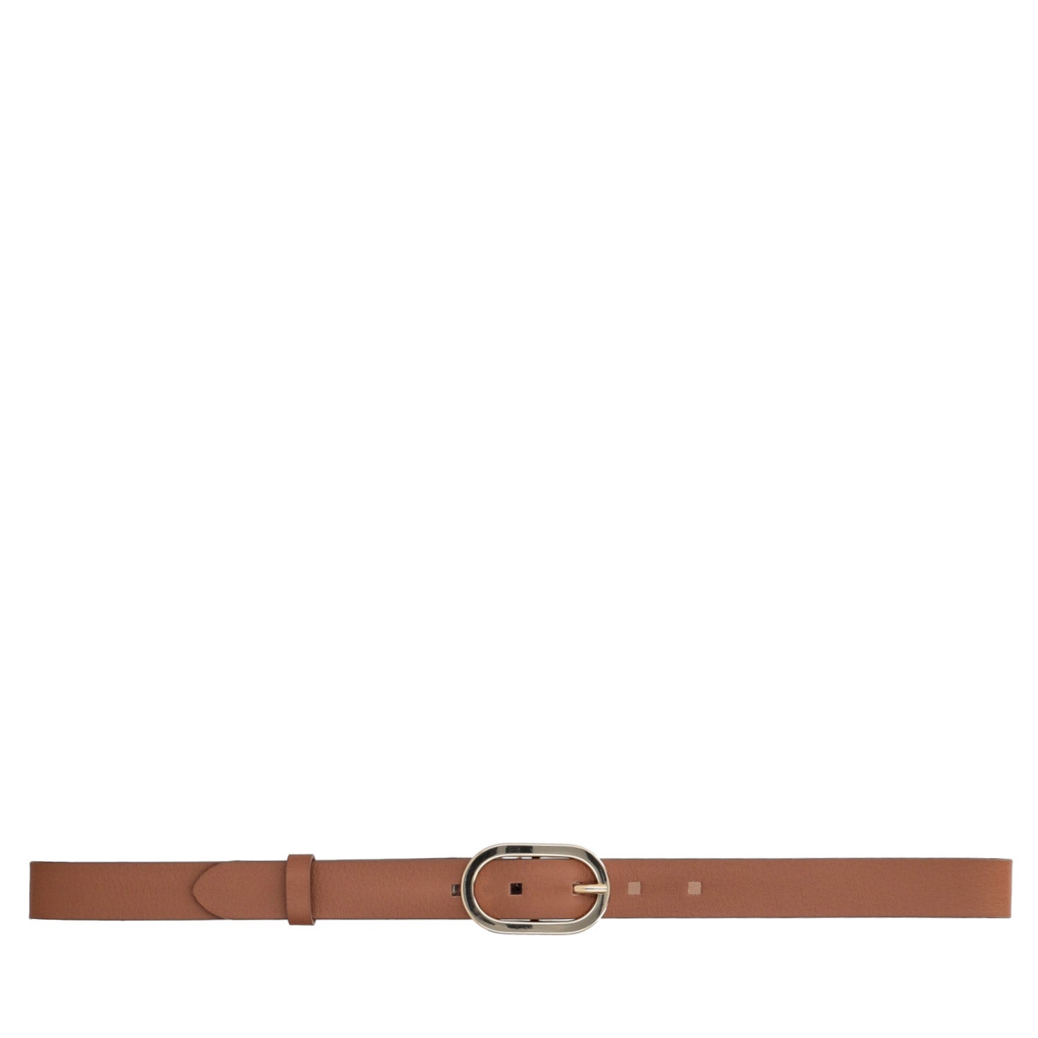 COGNAC LEATHER BELT