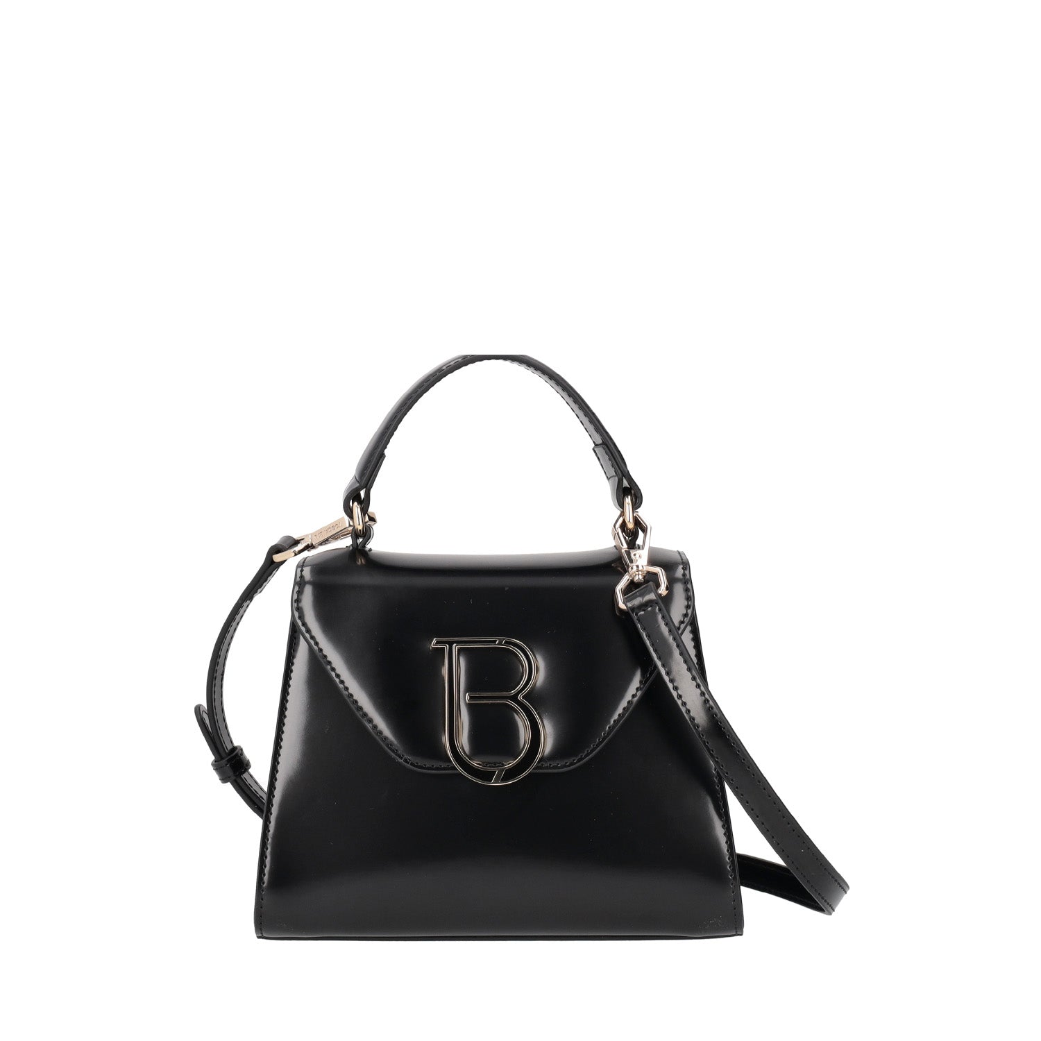 BLACK NEW YORK MINI LEATHER BAG