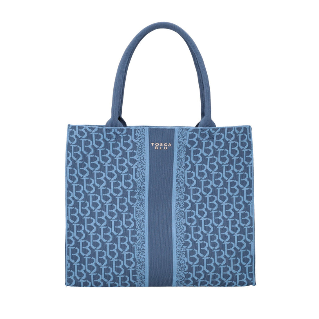 AVIATOR BLUE MONOGRAM SHOPPING BAG SAINT TROPEZ