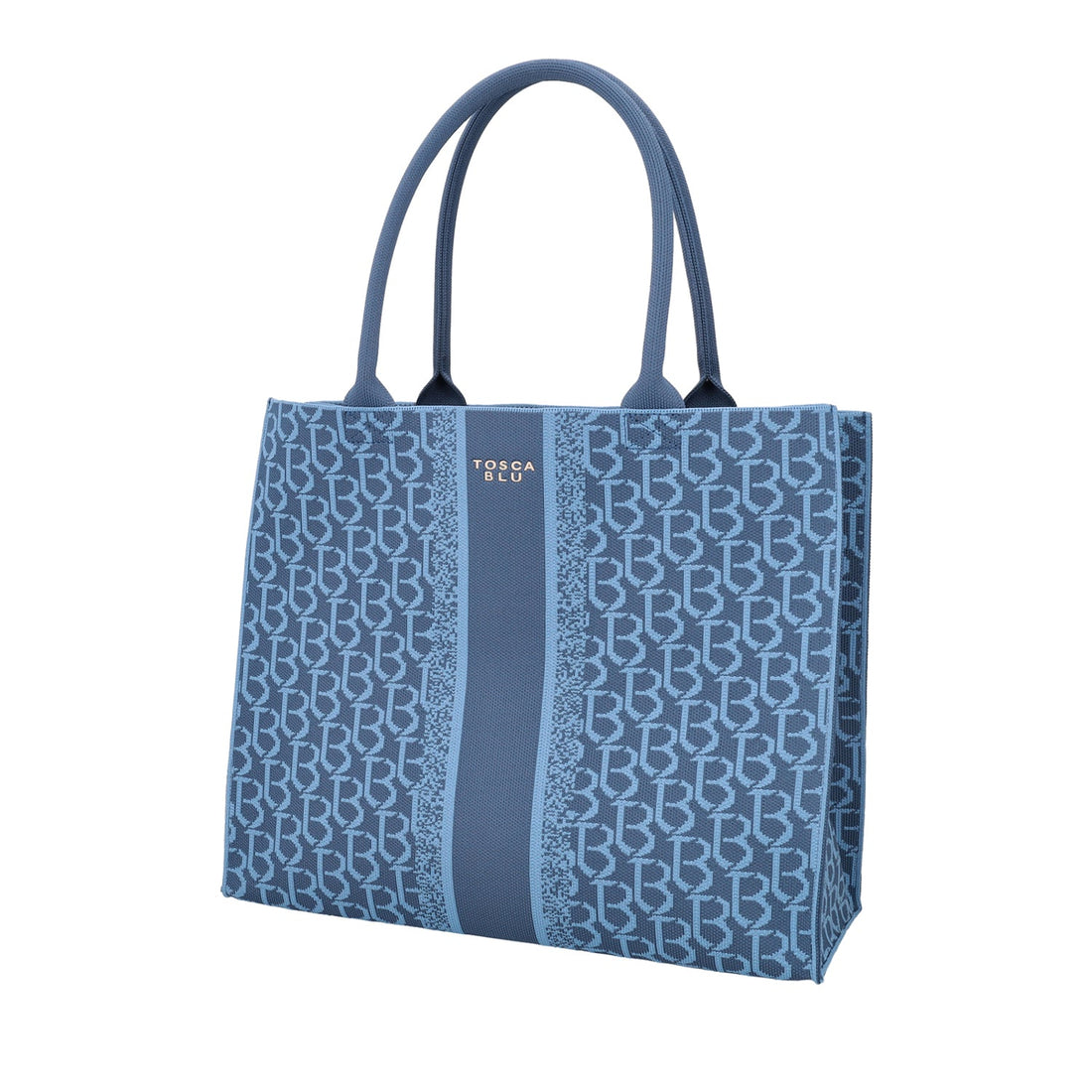 AVIATOR BLUE MONOGRAM SHOPPING BAG SAINT TROPEZ