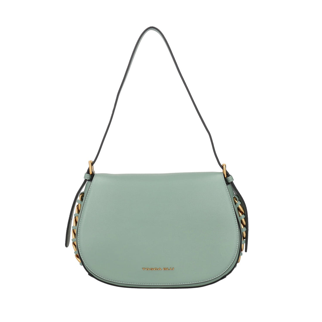 LIGHT GREEN KATE CROSSBODY BAG WITH FLAP