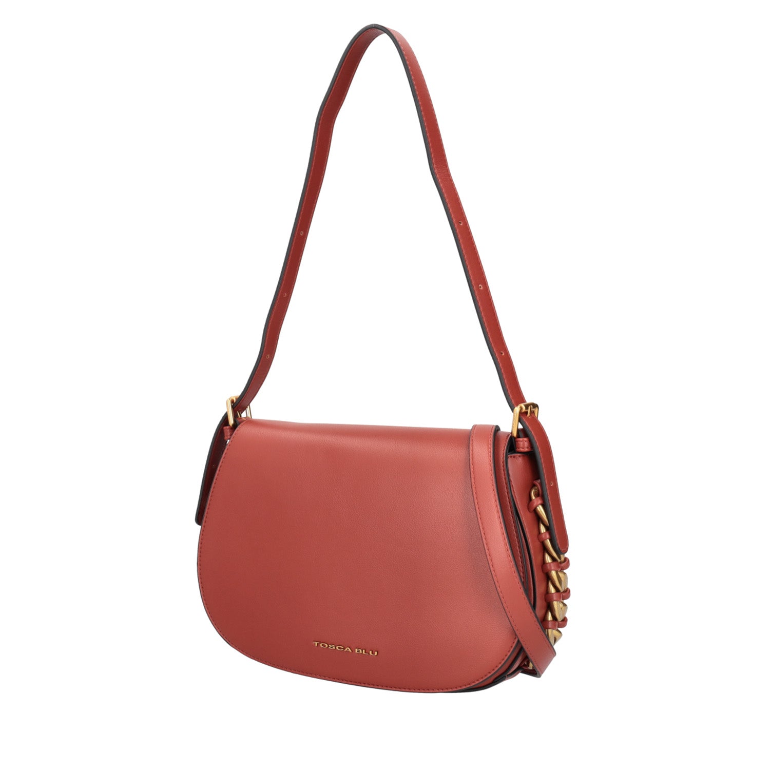 TAN KATE CROSSBODY BAG WITH FLAP