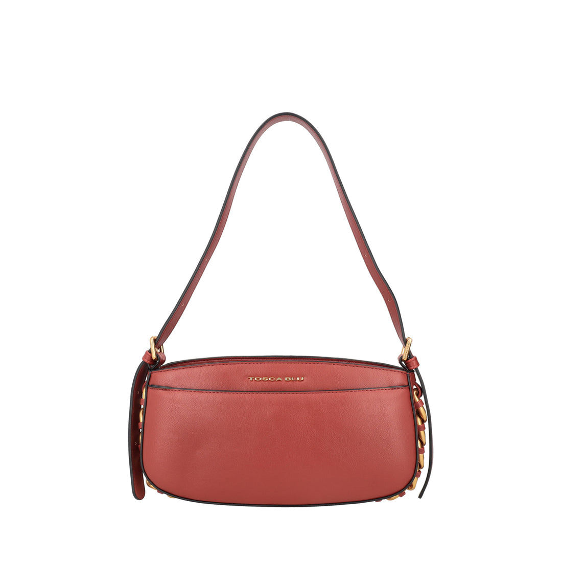 TAN KATE CROSSBODY BAG WITH CHAIN