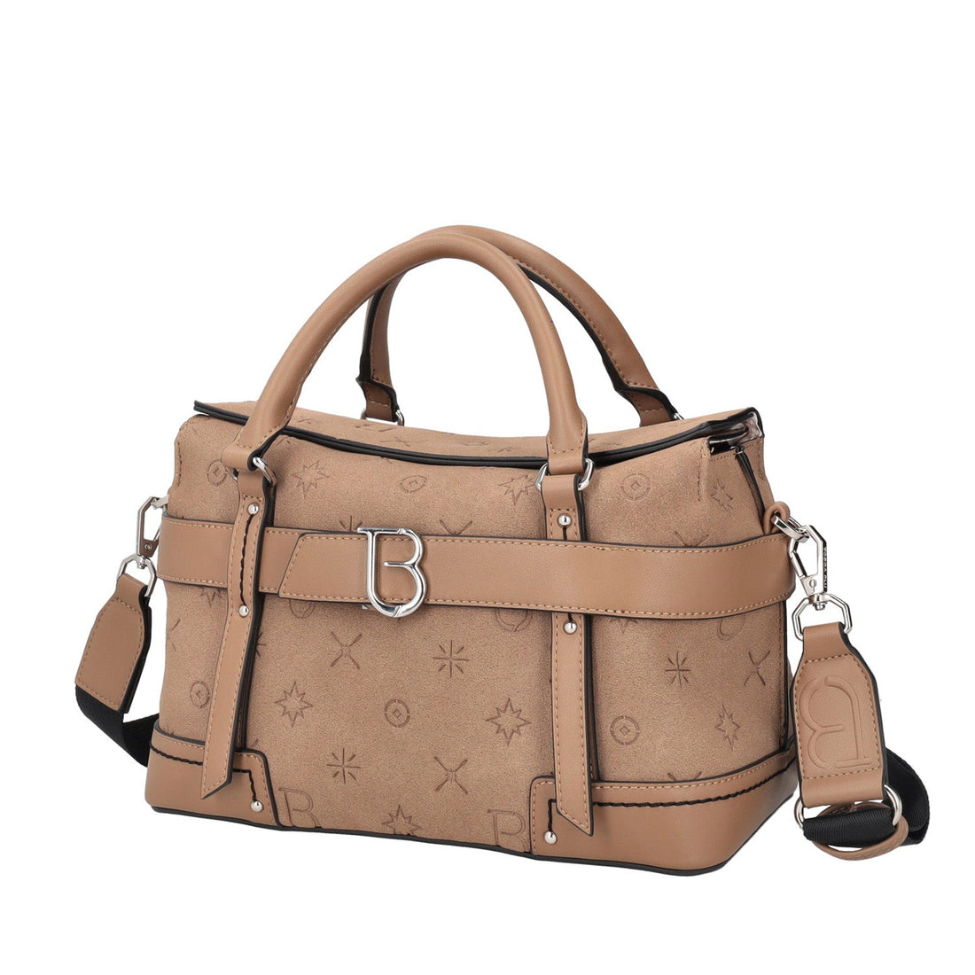 NATURAL IRINA BAG WITH RIBBON SHOULDER STRAP