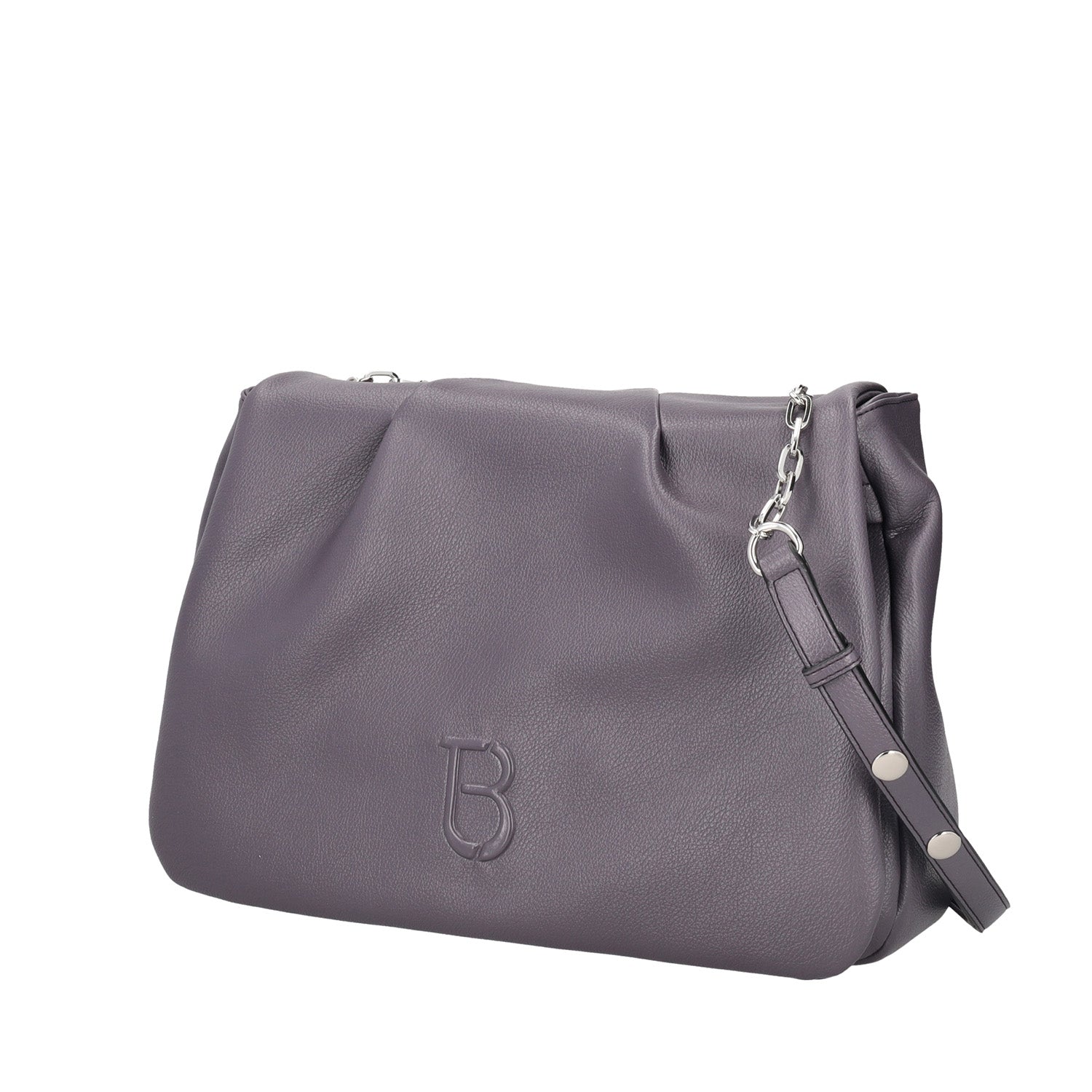 BORSA A TRACOLLA BETTY CON PATTINA COLORE GRIGIO SCURO