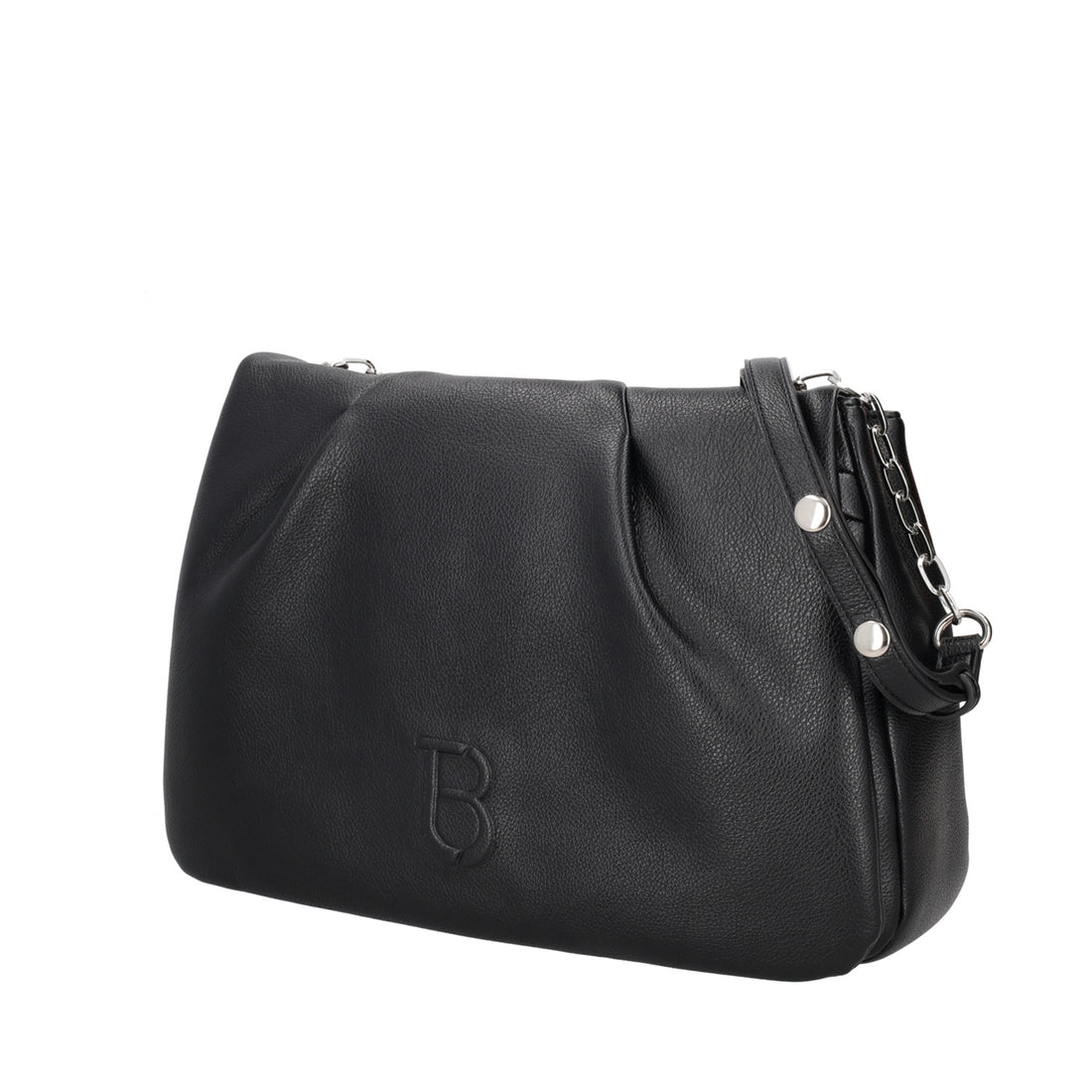 BORSA A TRACOLLA BETTY CON PATTINA COLORE NERO