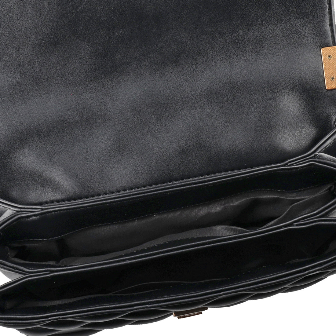 BLACK ADELE SHOULDER BAG WITH CHAIN