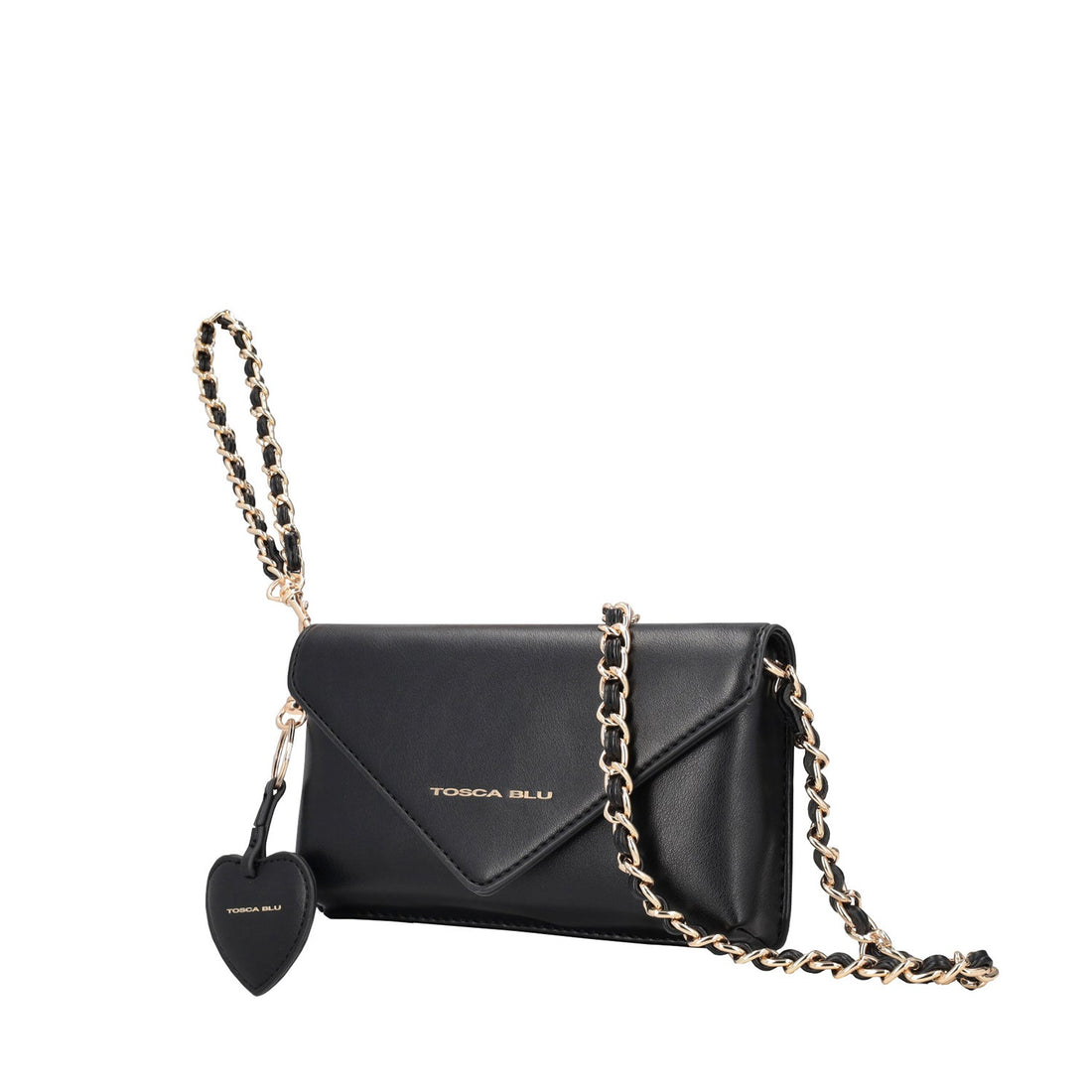 BLACK ALEXANDRA CROSSBODY BAG WITH CHARMS