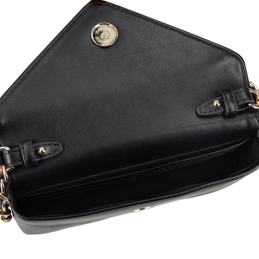 BLACK ALEXANDRA CROSSBODY BAG WITH CHARMS