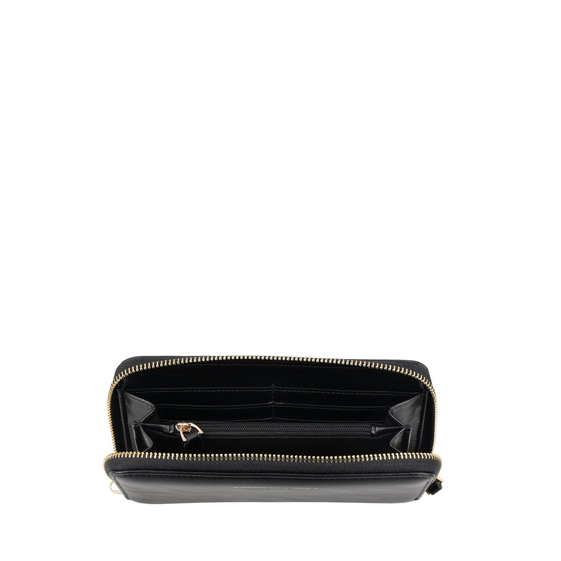 BLACK ALEXANDRA LARGE WALLET WITH CHARMS