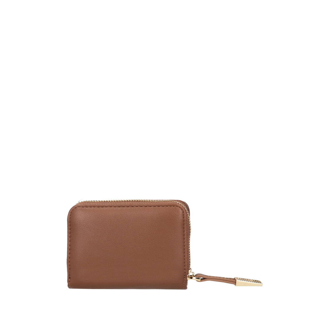 BROWN ALEXANDRA MEDIUM WALLET WITH CHARMS