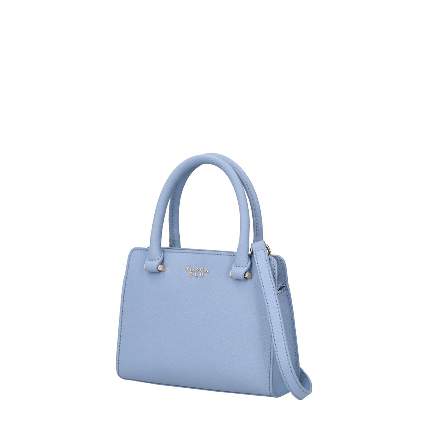 Light blue bag on a white Royalty Free Vector Image