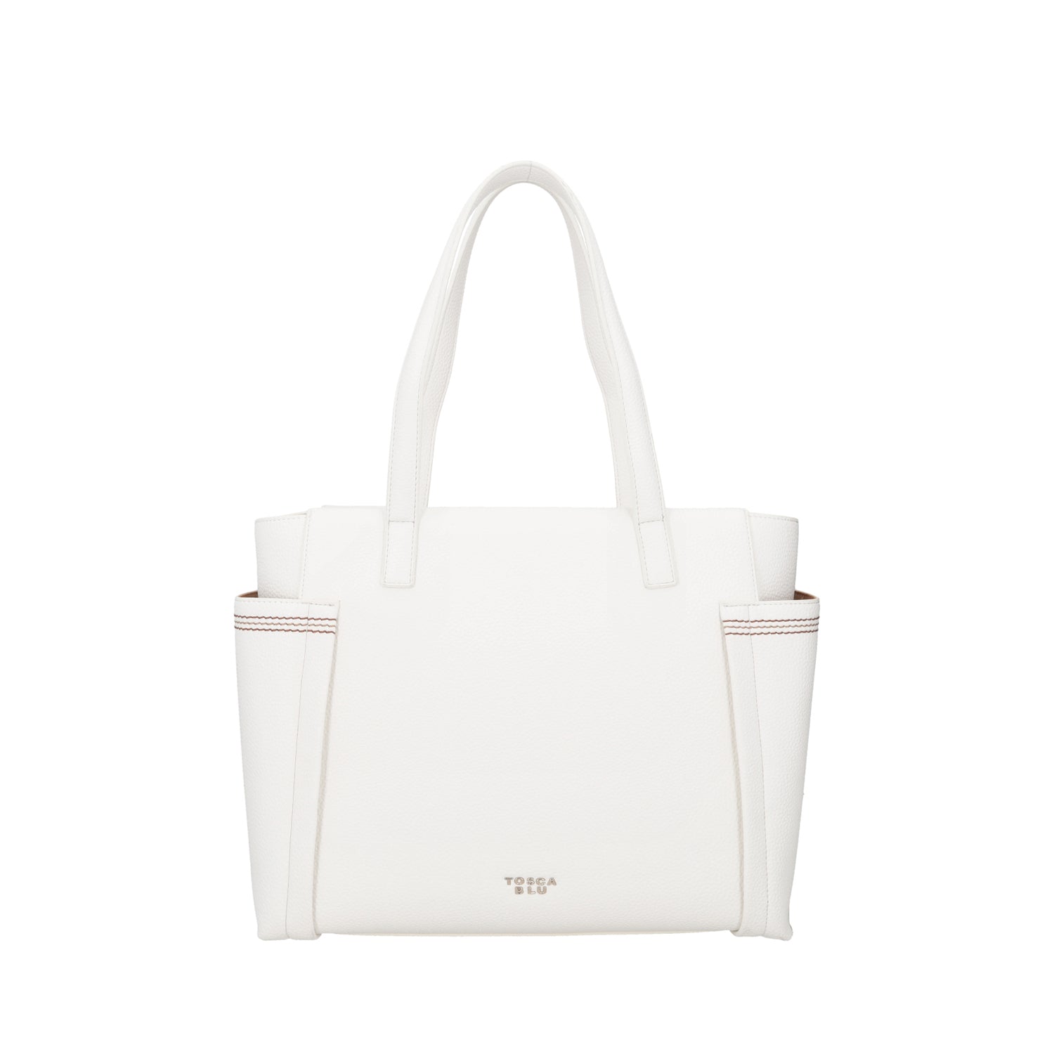 WHITE CAMOGLI SHOPPING BAG