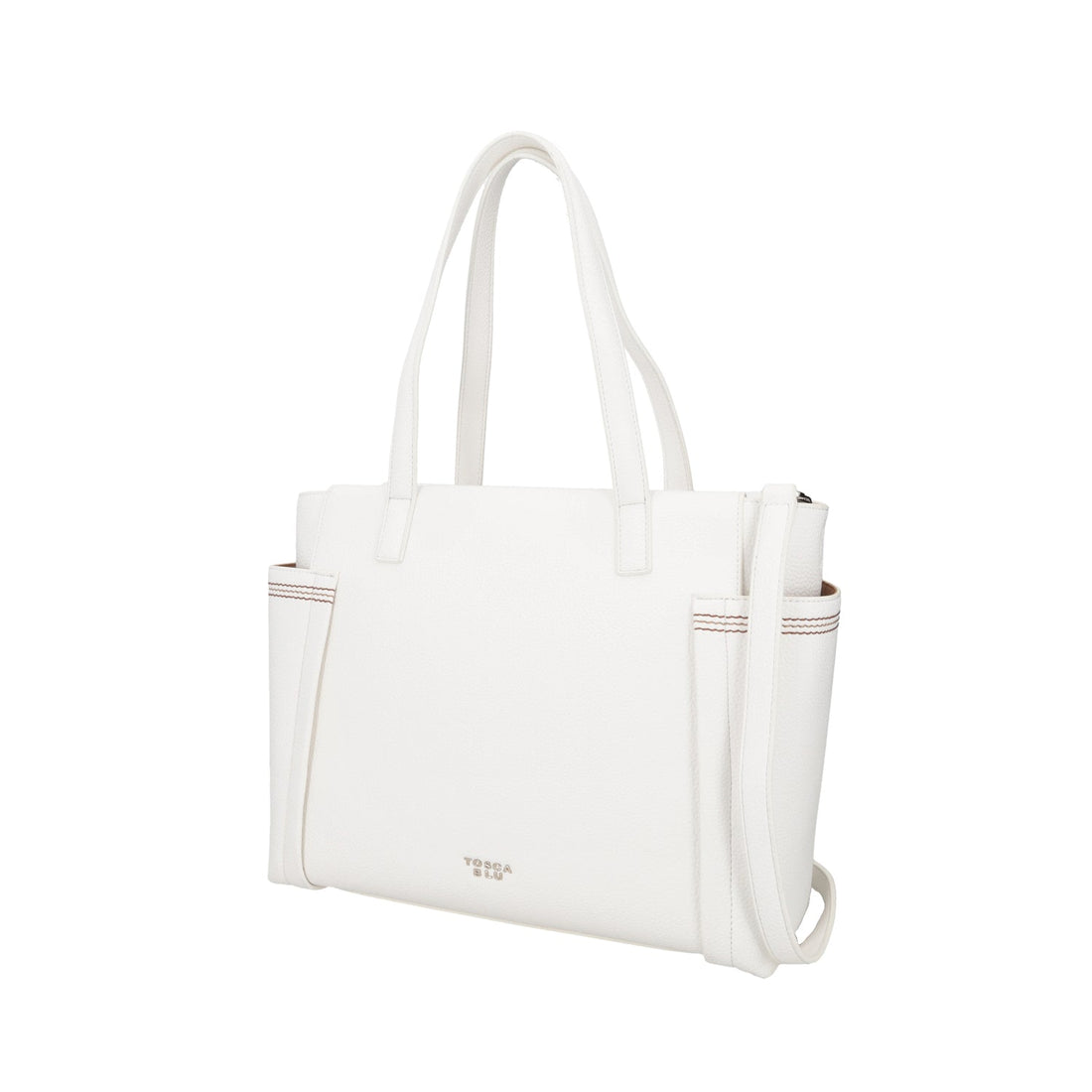 WHITE CAMOGLI SHOPPING BAG