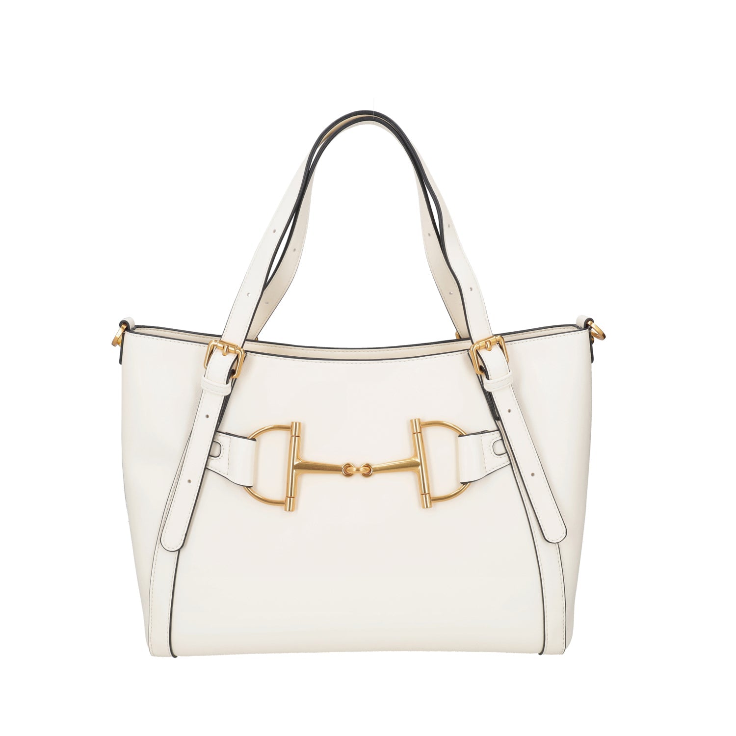 IVORY POSITANO SHOPPING BAG WITH BRACKET ACCESSORY