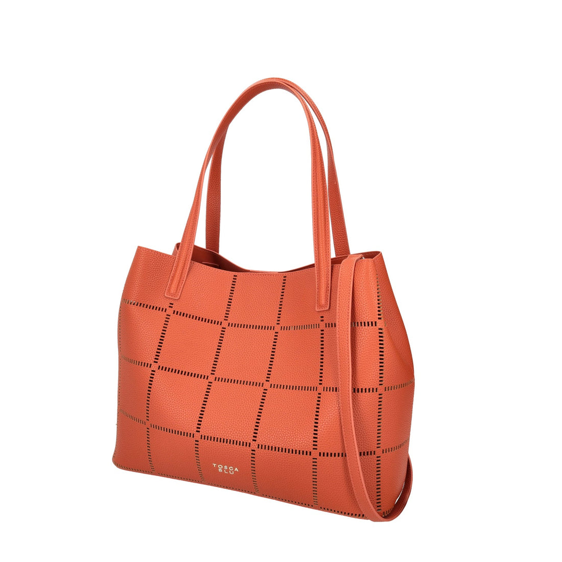 SHOPPING BAG CAORLE CON TRACOLLA COLORE CUOIO