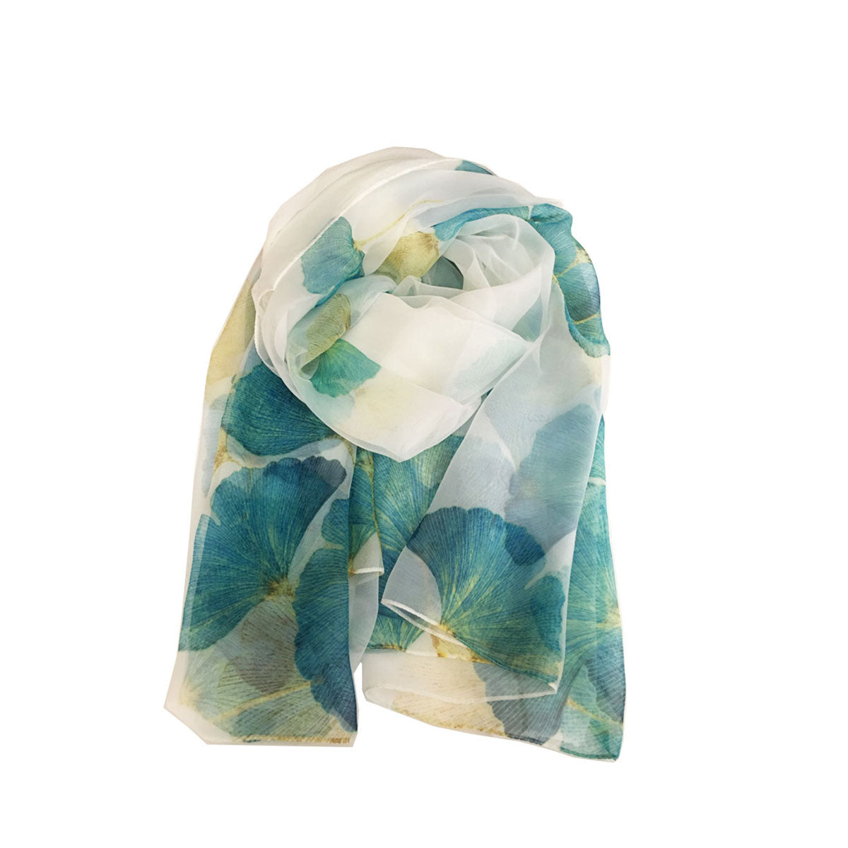 MULTICOLOR DURIAN FLORAL PRINT SCARF