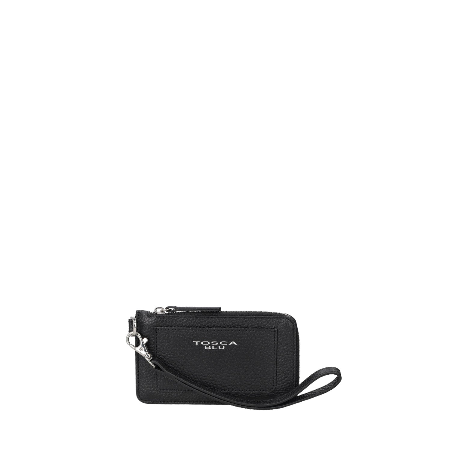 Portatessere con zip wallets colore nero