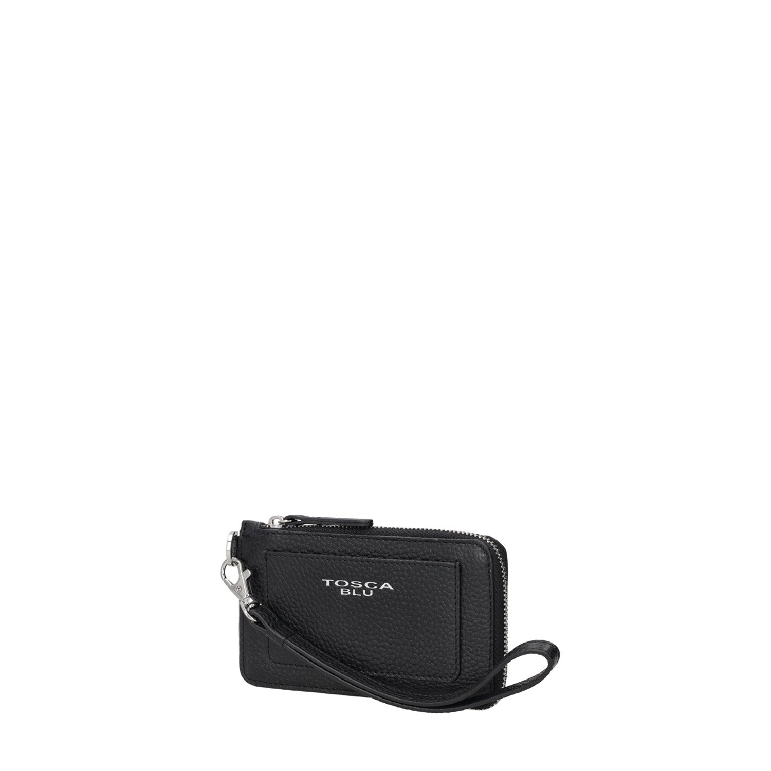 Portatessere con zip wallets colore nero