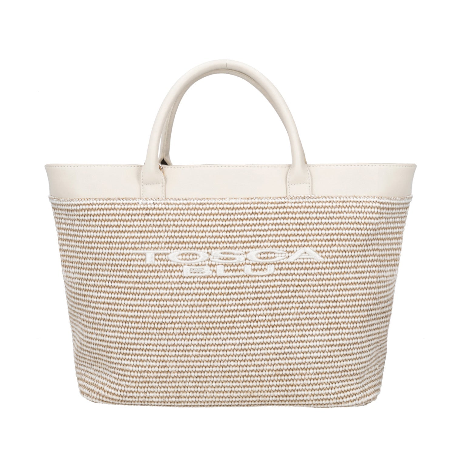 ToscaBlu shopping bag grande milano colore avorio ts2586b16 c08_1