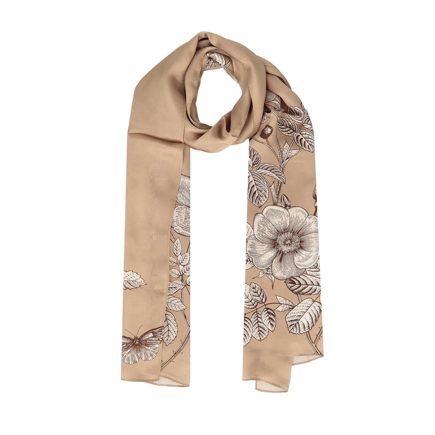 ToscaBlu foulard anna con stampa colore oro ts2590f53 c98_1