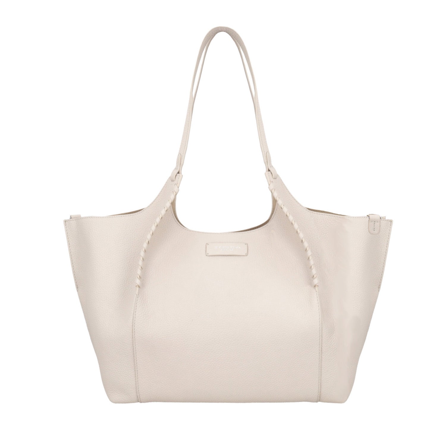 ToscaBlu borsa grande con intreccio marcella colore avorio ts25eb240 c08_1