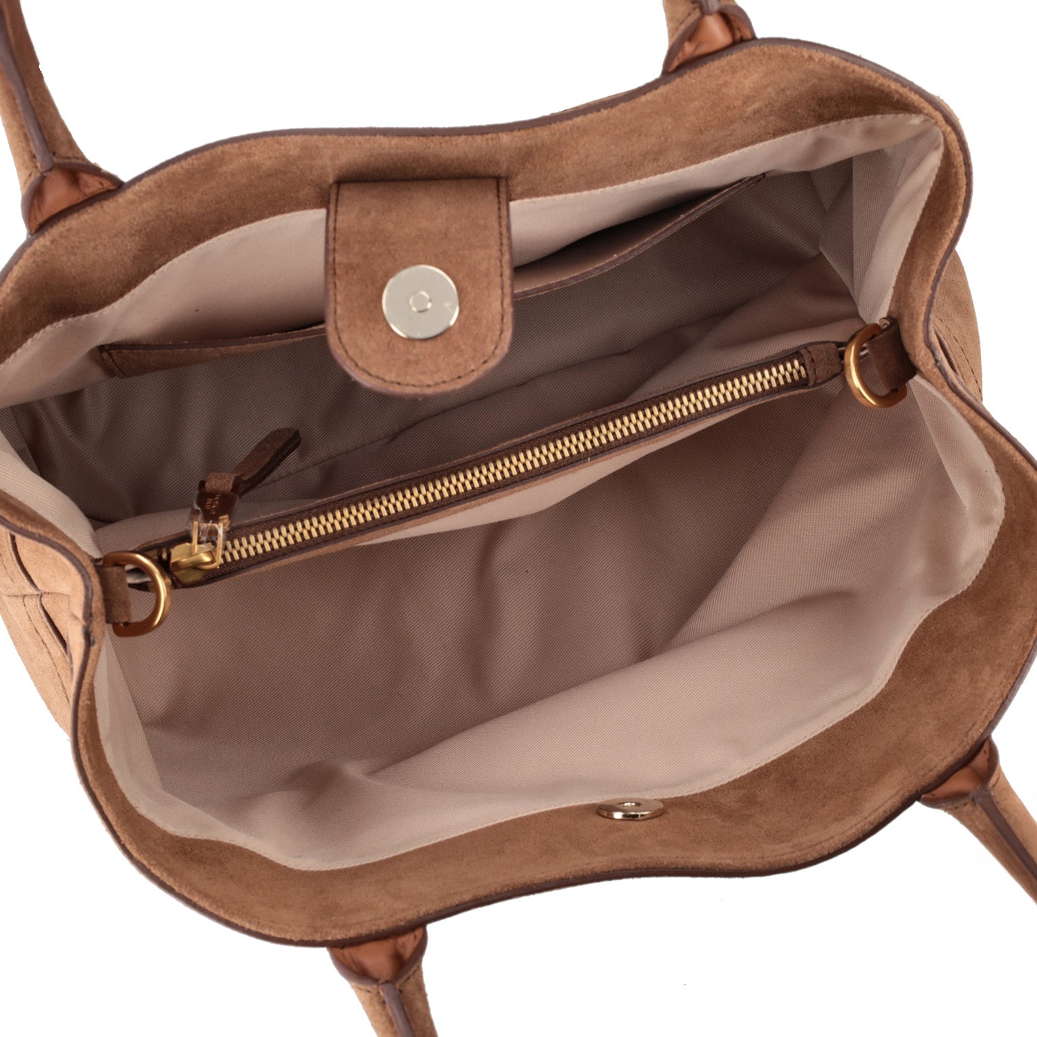 ToscaBlu borsa a mano cecilia in pelle scamosciata colore cognac ts25kb316 c61_3